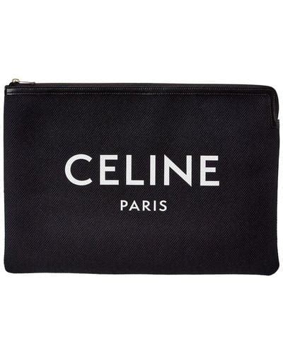 celine large clutch pouch|Celine clutches sale.